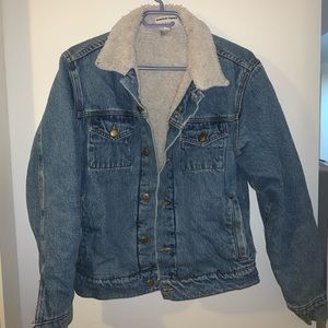 Men’s American Apparel Denim Sherpa Jacket